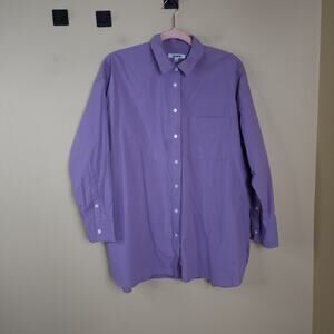 Madewell Purple Button Down Shirt